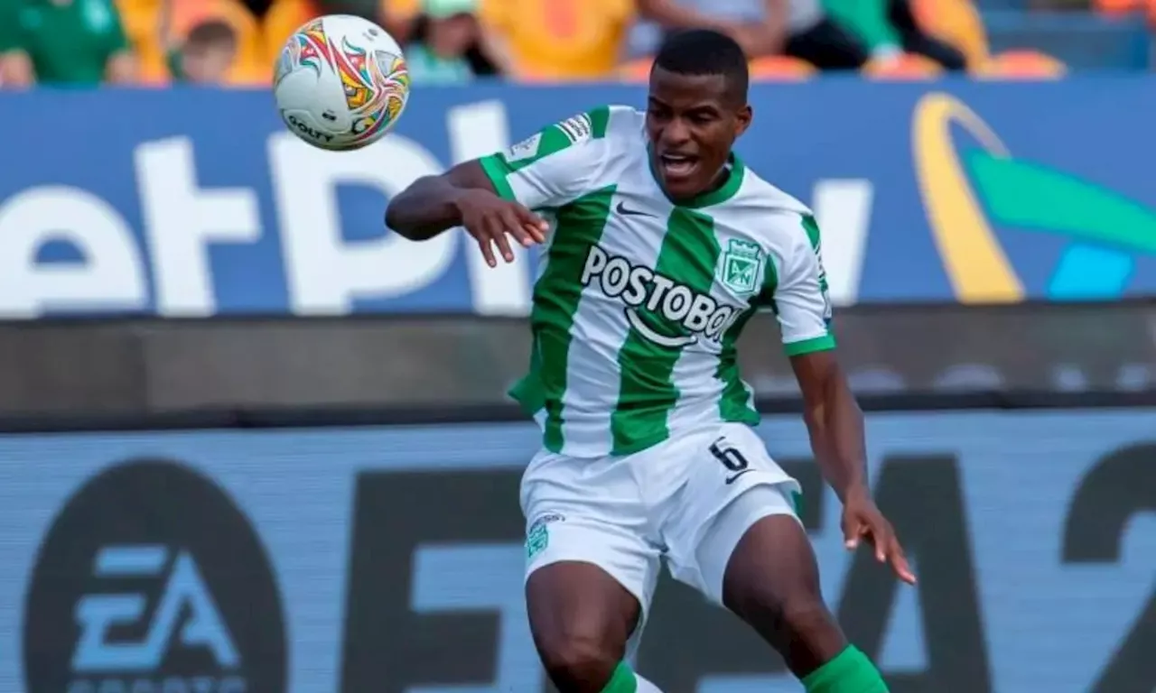 Andrés Román, un lateral con instinto de goleador: figura de Atlético Nacional