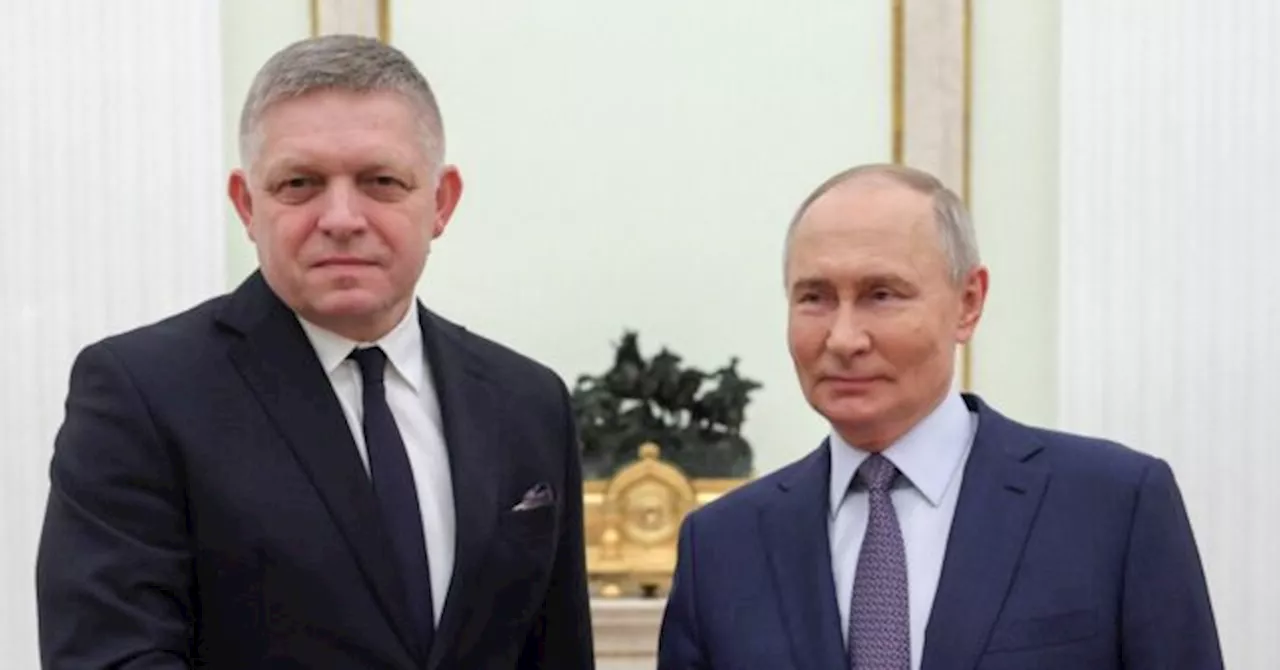 Slovakia's PM Fico Makes Rare Visit to Kremlin