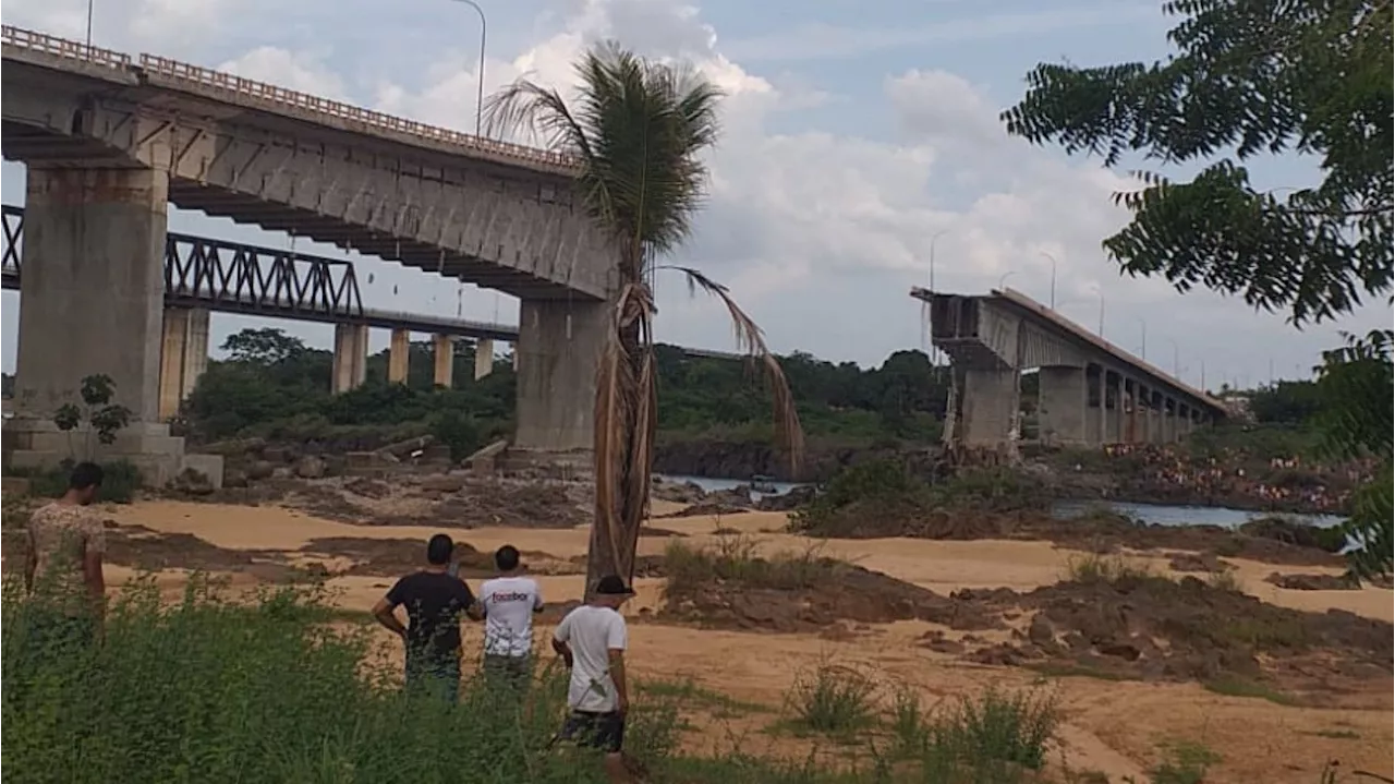 Duas pessoas morrem em desabamento de ponte no Tocantins