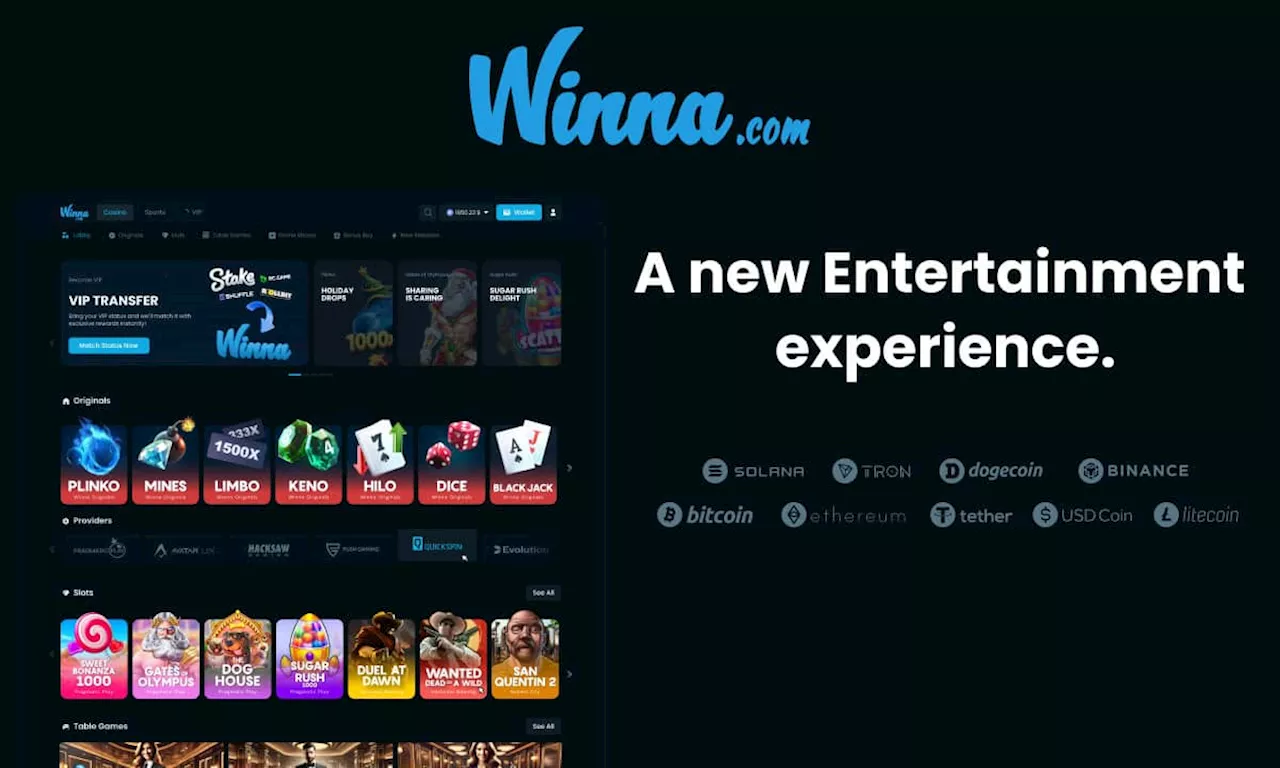 Winna.com Raises $15 Million to Expand Crypto Casino Platform