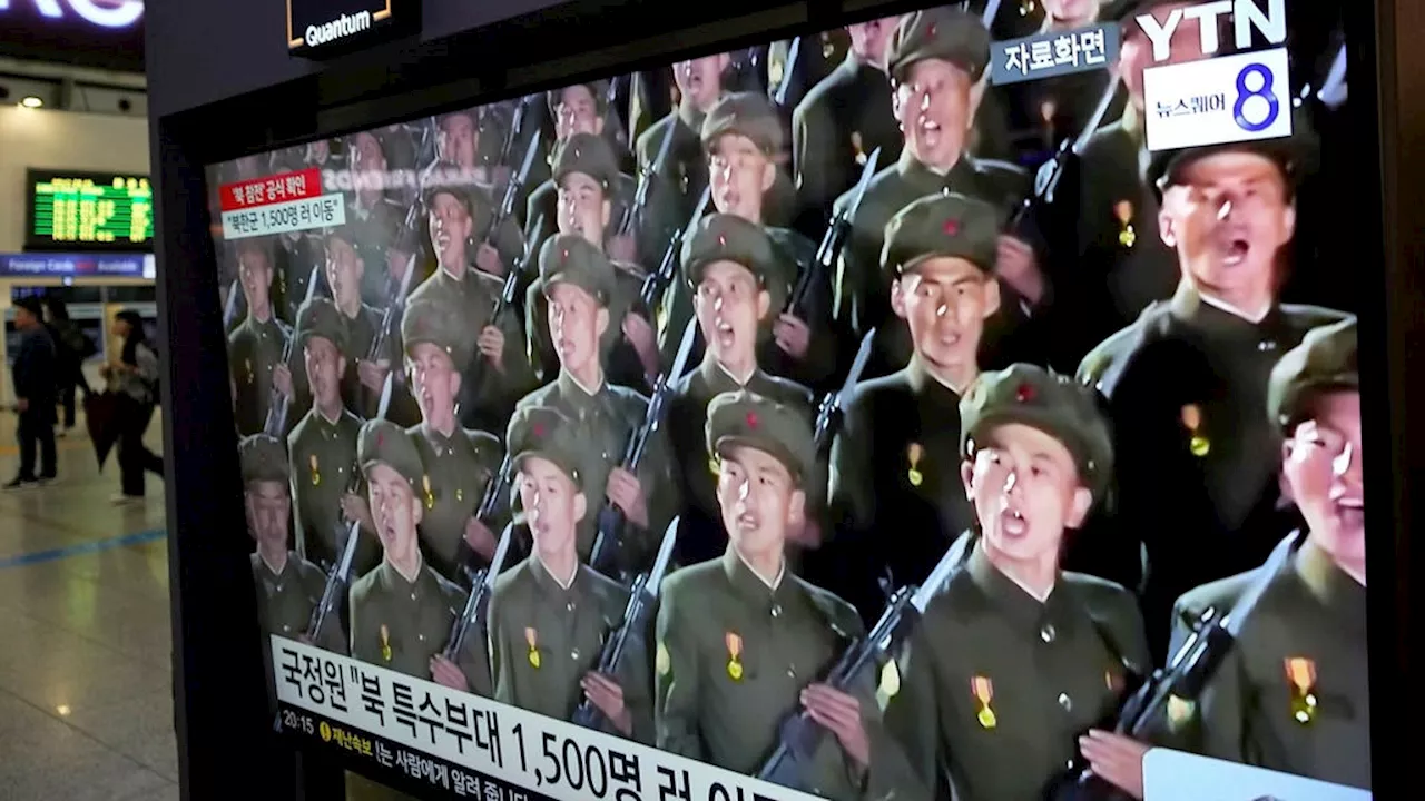 Uppgifter: Nordkorea sänder fler trupper och vapen till Ryssland