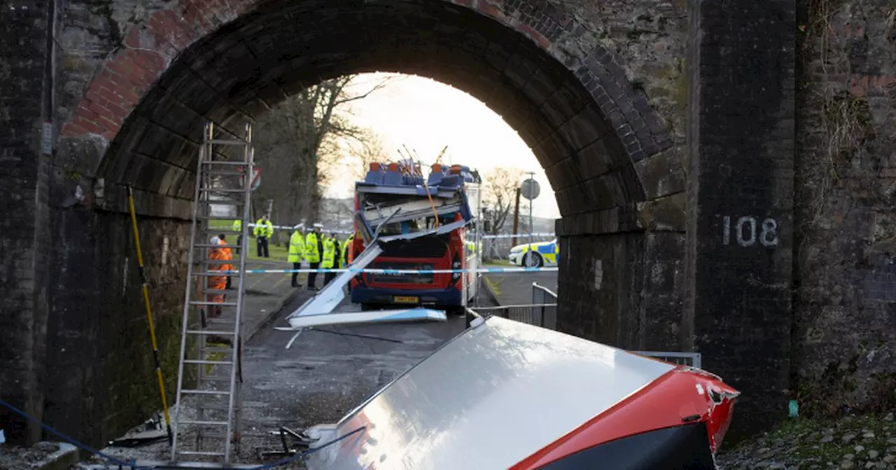 Man charged after Kilmarnock bus crash saw double decker smash into bridge