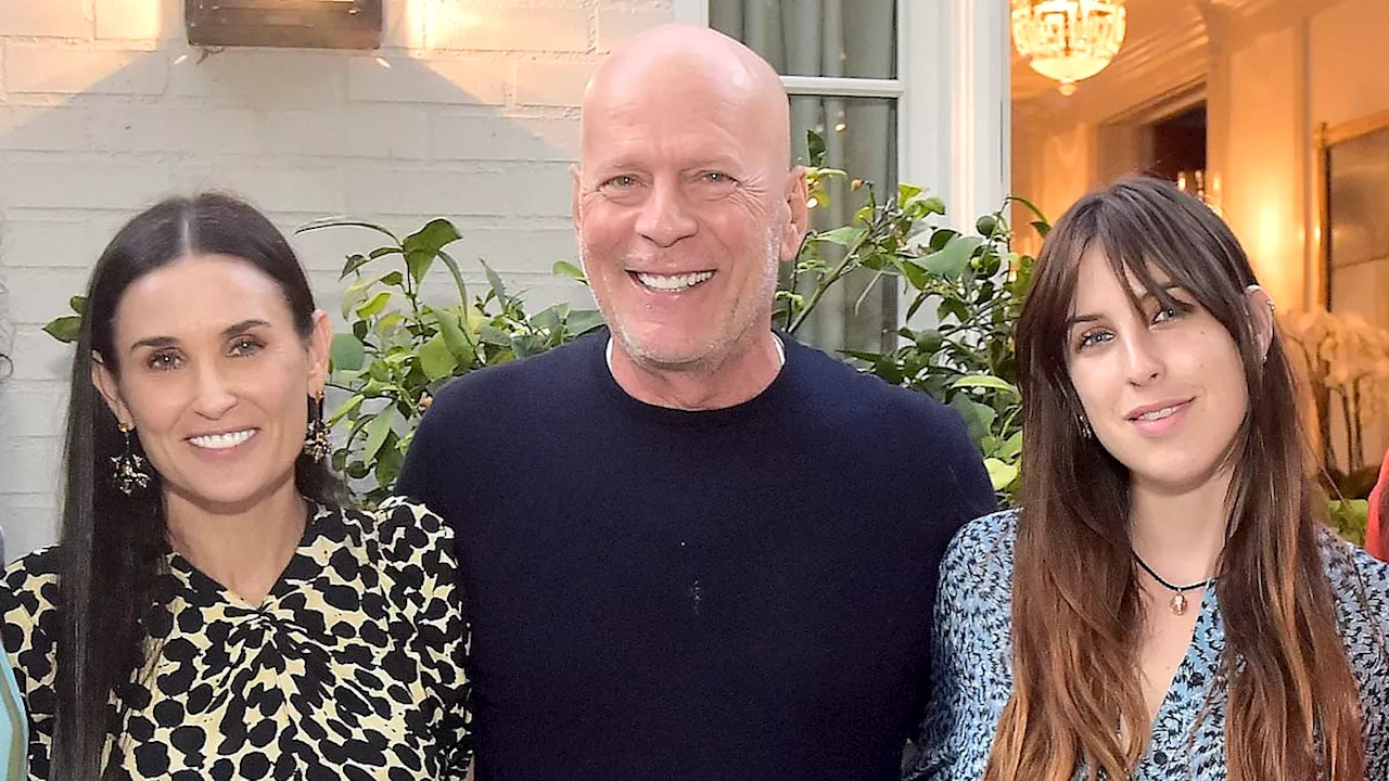 Bruce Willis shares sweet hug with daughter Scout in rare family video amid dementia battle