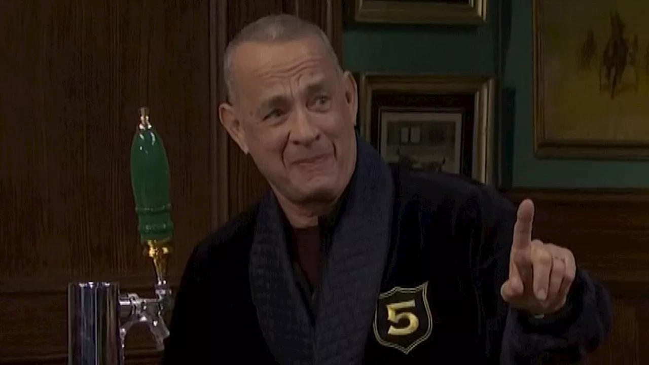 Fears for Tom Hanks as fans spot his trembling hands again during SNL appearance