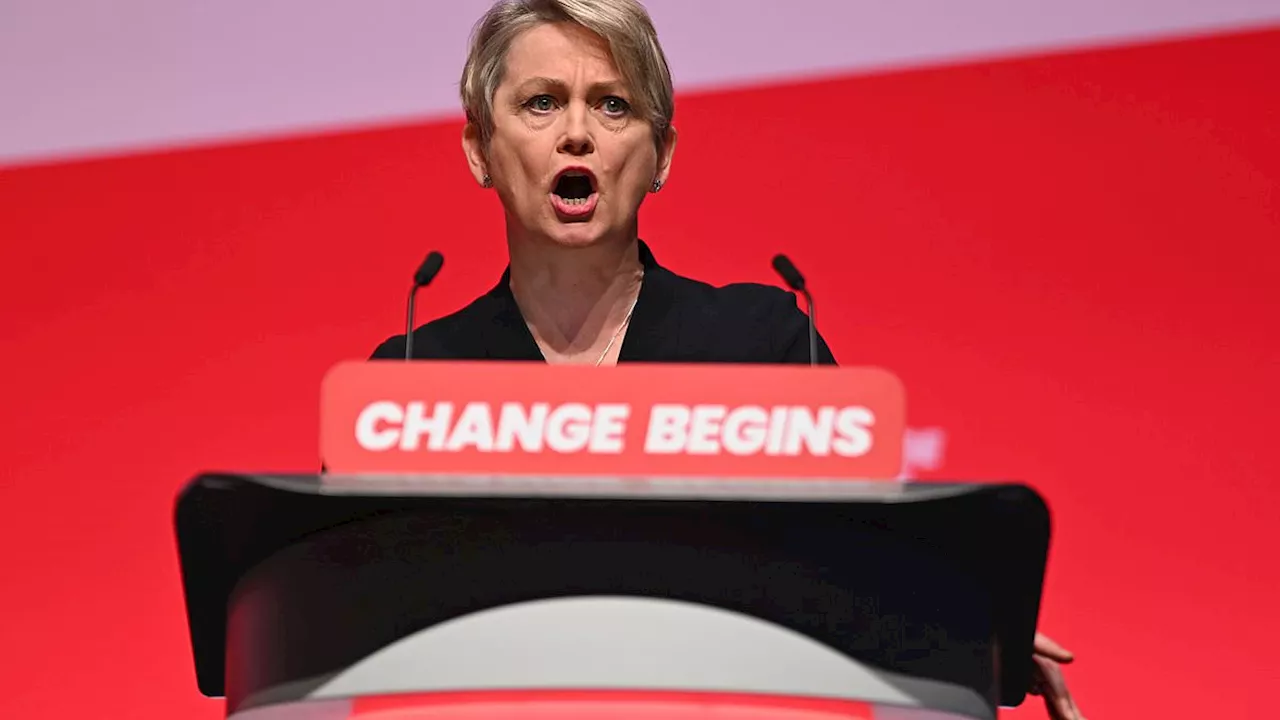 Fuming voter brands Yvette Cooper 'two-faced' as she hands out mince pies at Christmas 'rather than...