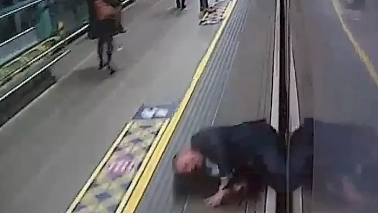 Man Dragged by Train at Busy London Station in Shocking CCTV Footage