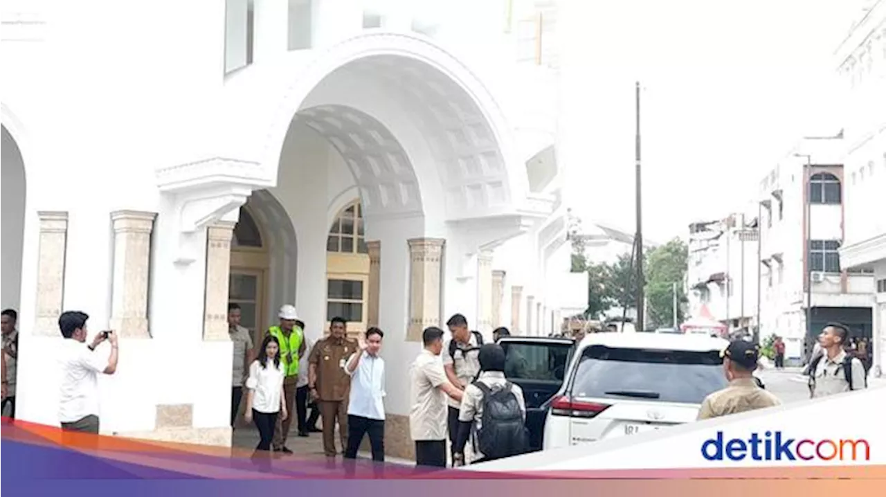 Wapres Gibran Tinjau Revitalisasi Gedung Warenhuis di Kesawan Medan