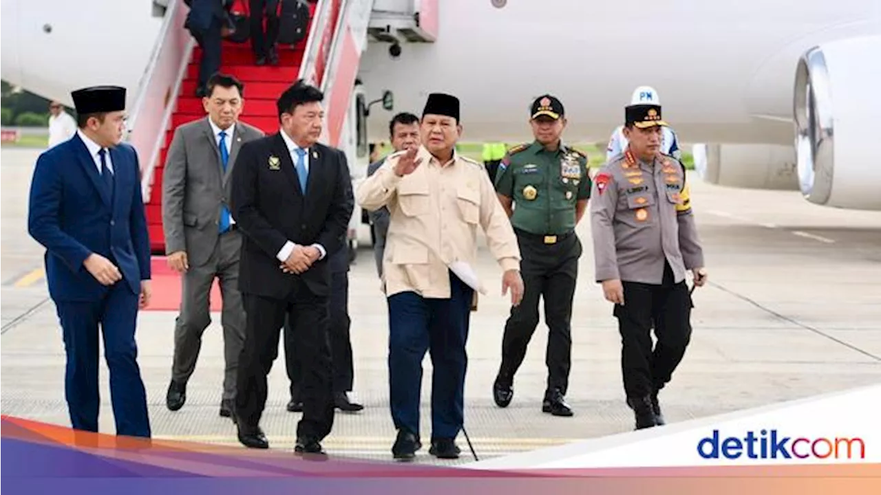 Balik dari Mesir, Prabowo Langsung Gelar Rapat Bahas Nataru