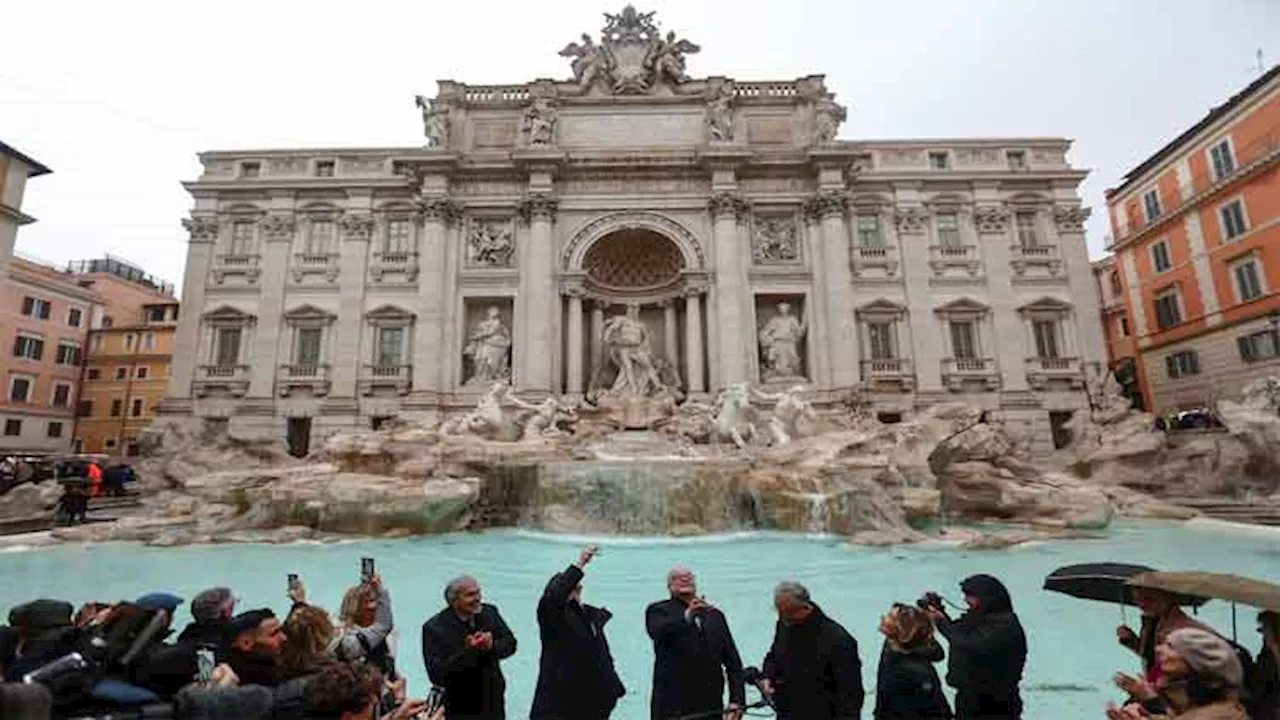 Rome's Trevi Fountain restored in time for Jubilee year