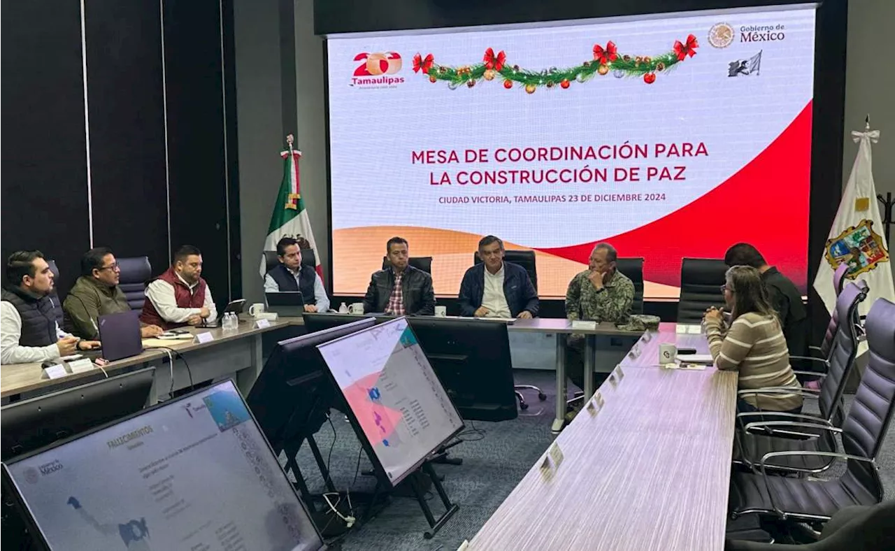 Tamaulipas refuerza seguridad en Navidad; Gobernador alienta preservar la paz y tranquilidad