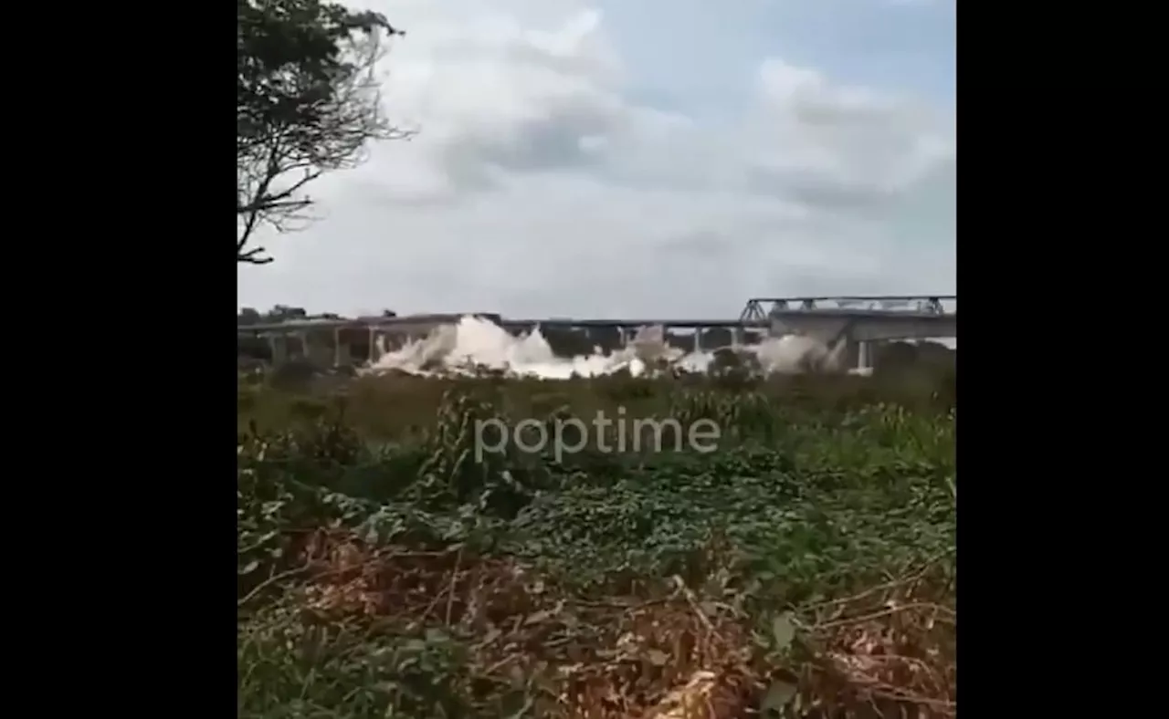 VIDEO: Se derrumba puente entre dos estados en Brasil; hay un muerto