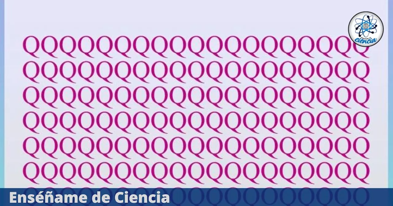 El 98% falló el acertijo en TENDENCIA: Encuentra la letra “O” entre las letras “Q”