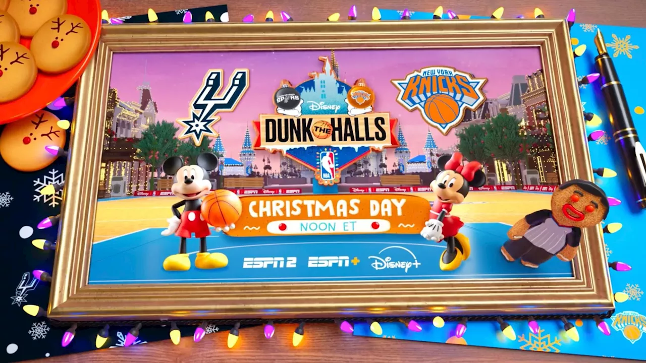 Disney, ESPN, and NBA Combine for 'Dunk the Halls,' the First Animated NBA Game