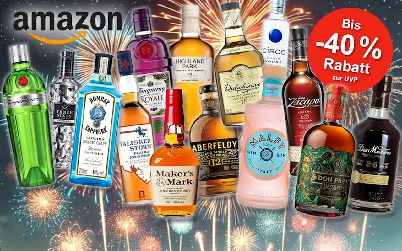 Amazon Silvester Sale: Entdecke Top-Marken Spirituosen mit Mega Rabatten