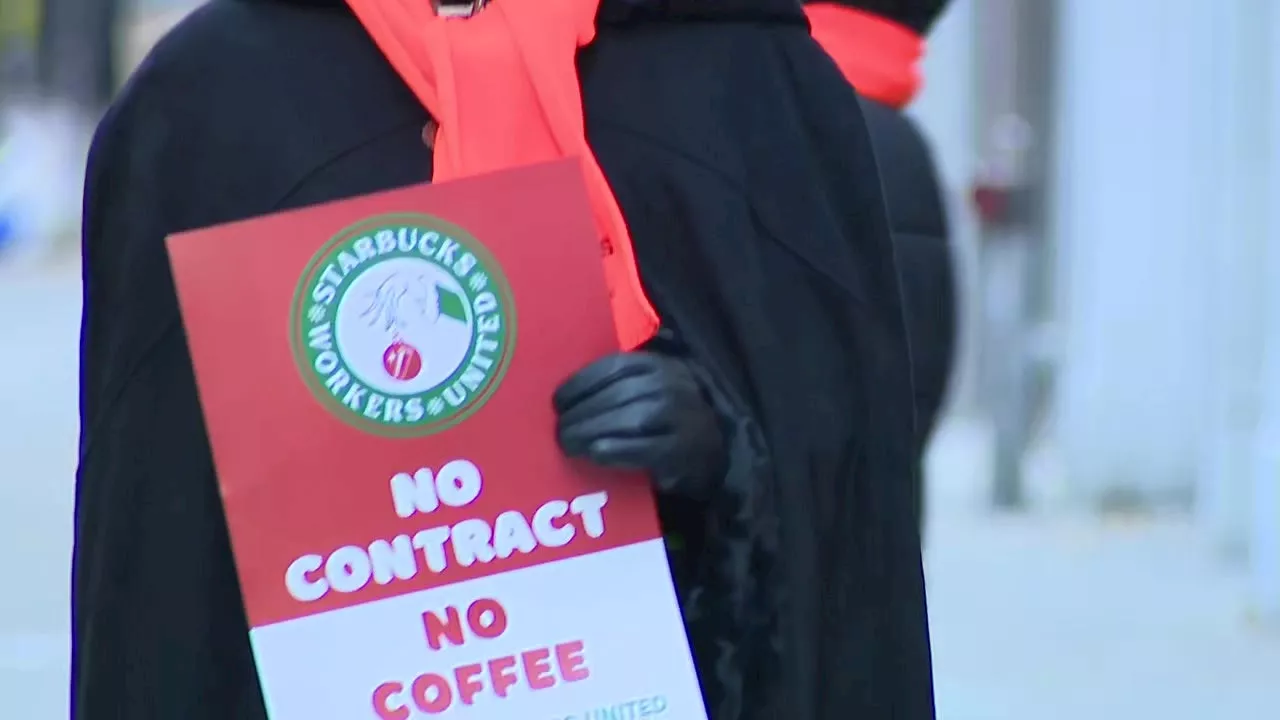 Starbucks baristas in Rittenhouse Square join union strike