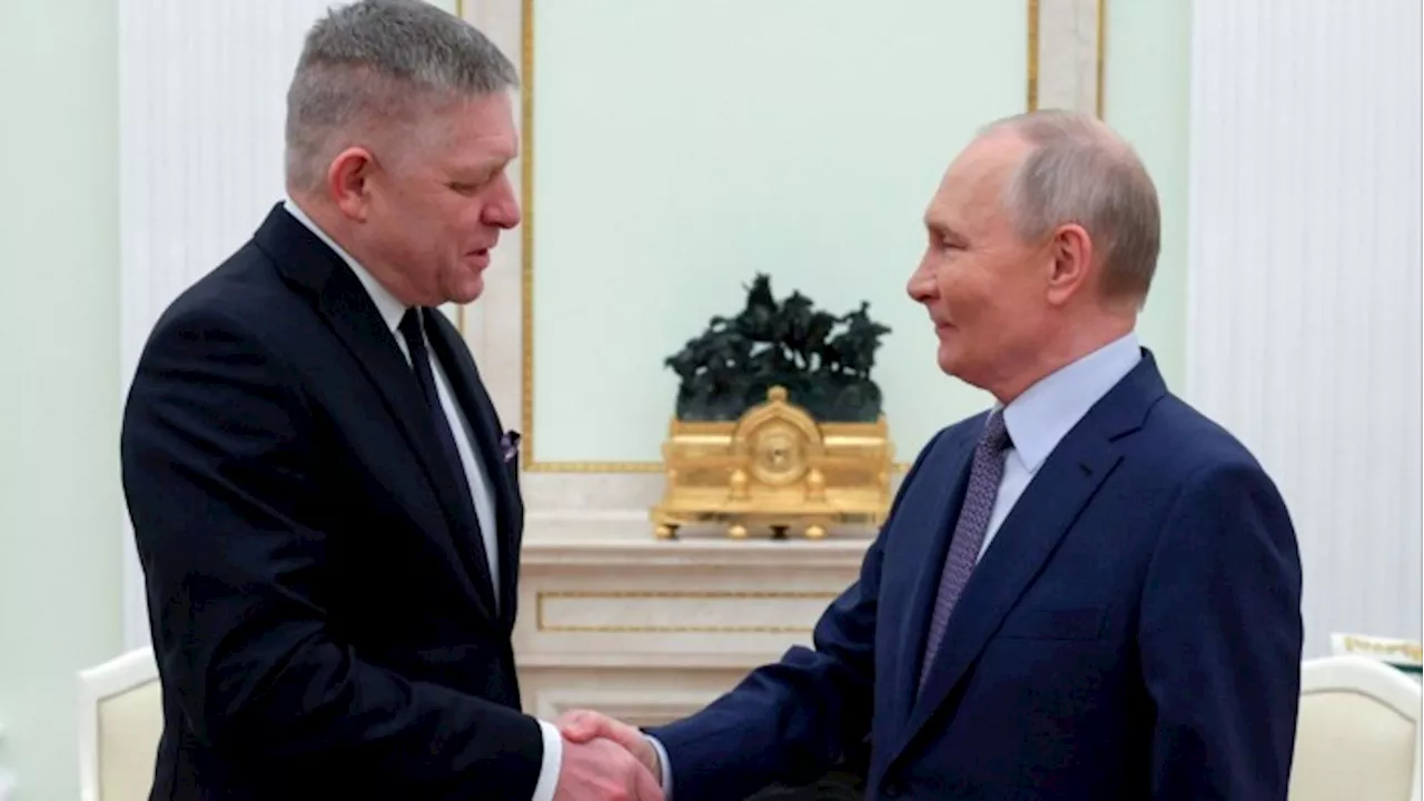 Putin meets Slovakia’s Fico in rare visit by an EU leader since Ukraine invasion