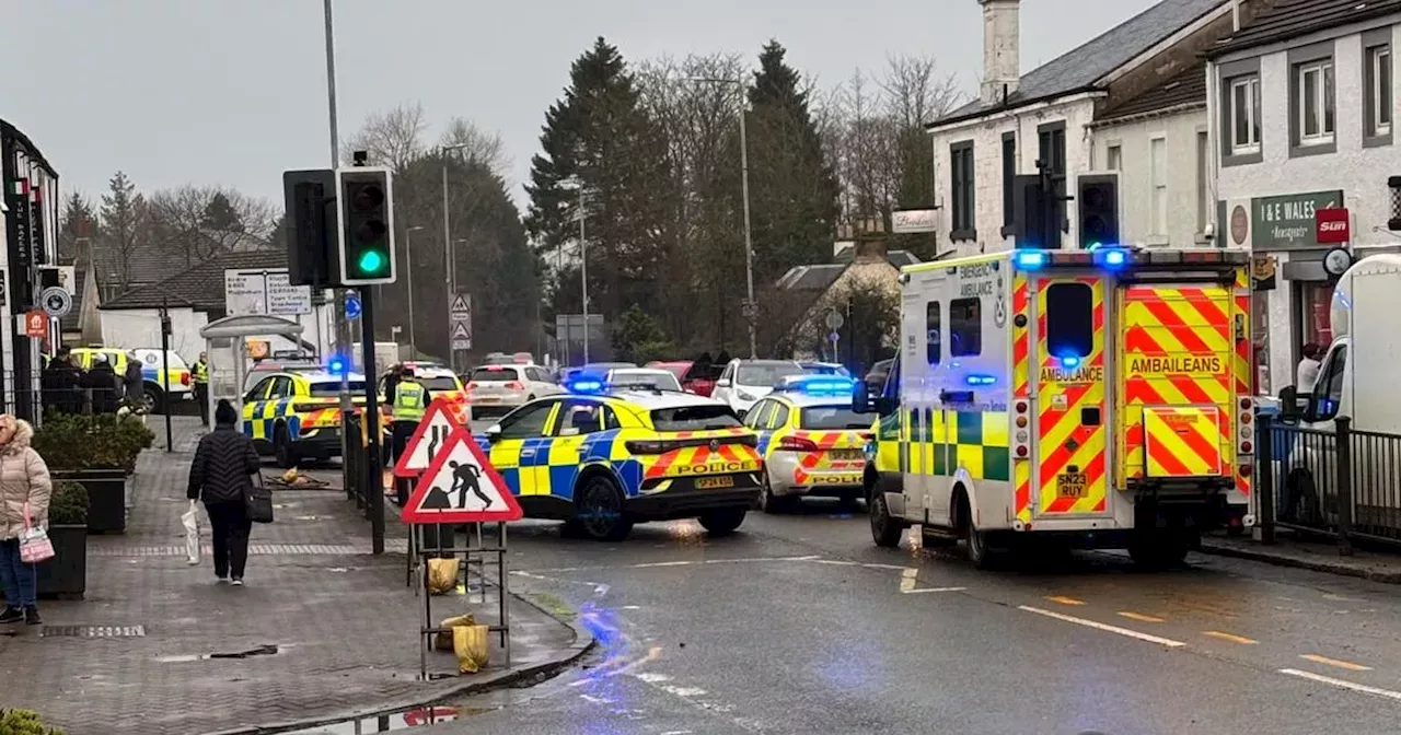 Cumbernauld Street Closed After Disturbance in Shop