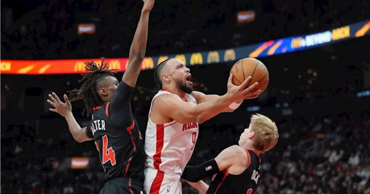 Brooks lifts Rockets to 114-110 win over Raptors