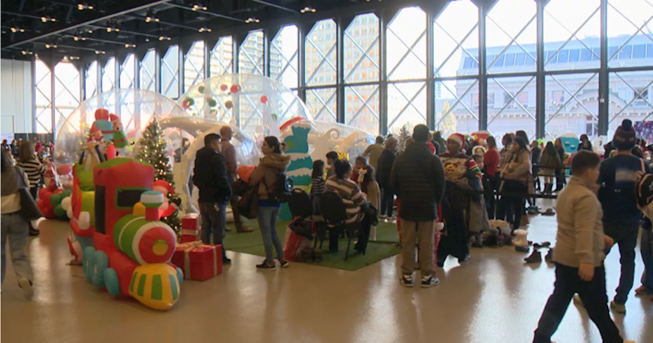 Calgary firefighters give back during annual toy event