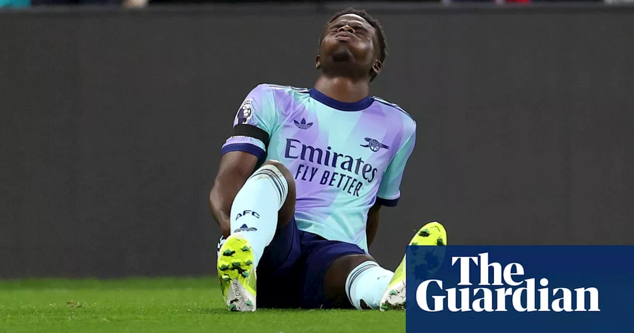 Arsenal's Saka Faces 'Many Weeks' Out After Hamstring Injury