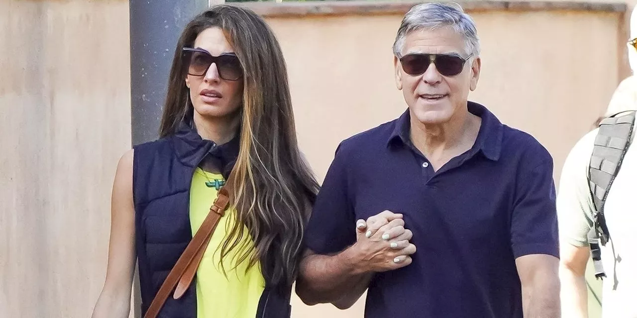 Amal Clooney Elevates Athleisure in Saint-Tropez