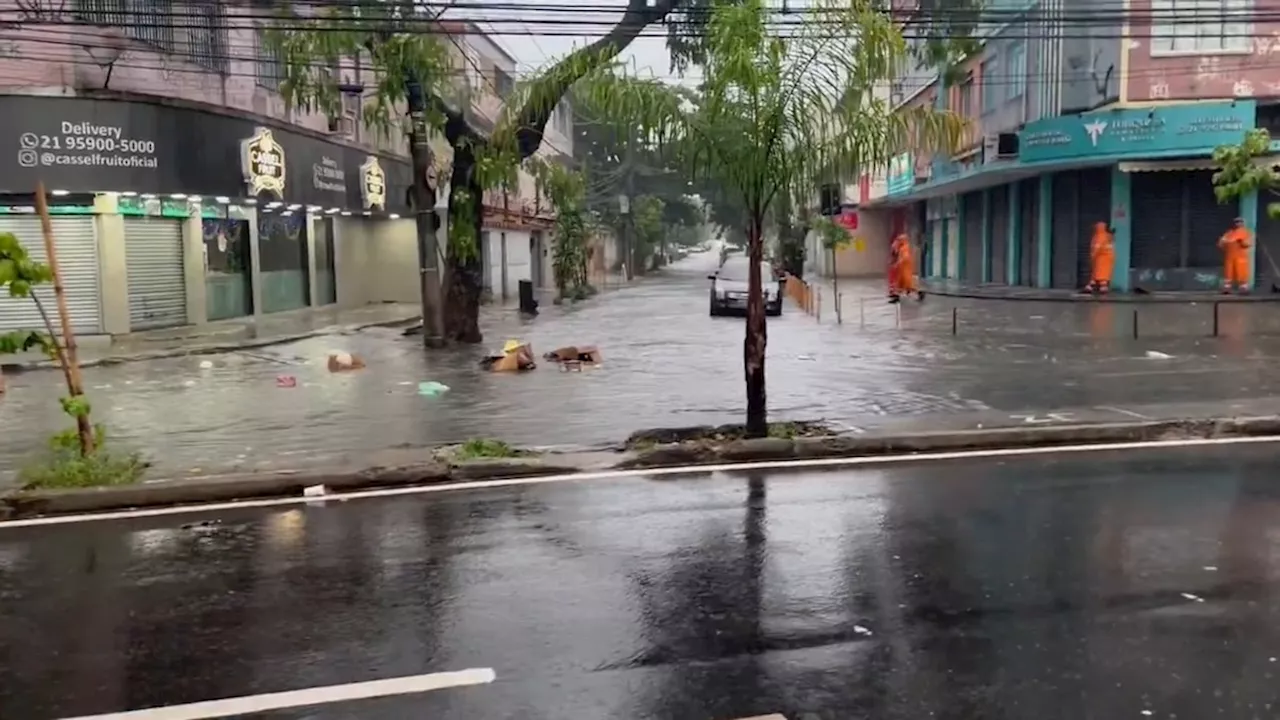 Estado do Rio tem chuva forte e risco alto de deslizamento em quatro cidades