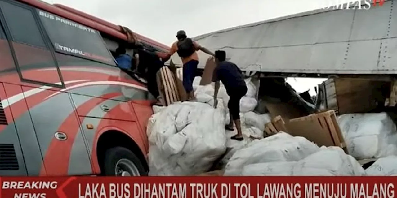 Sopir Bus Tewas dalam Kecelakaan di Tol Pandaan-Malang