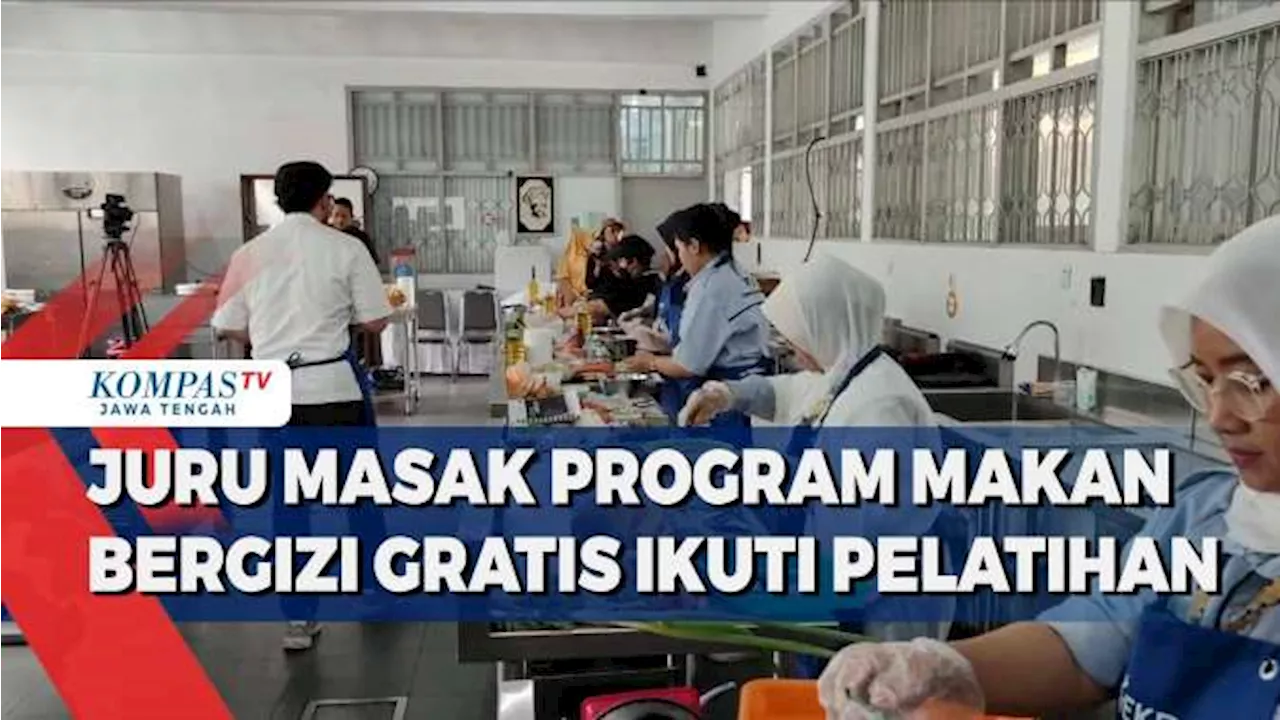 Juru Masak Program Makan Bergizi Gratis Ikuti Pelatihan