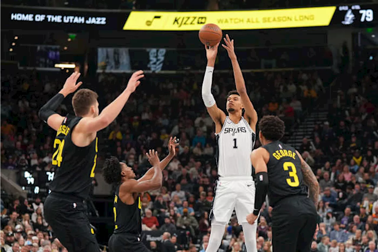 Spurs’ Wembanyama surging up all-time NBA lists after 30-point, 10-block night