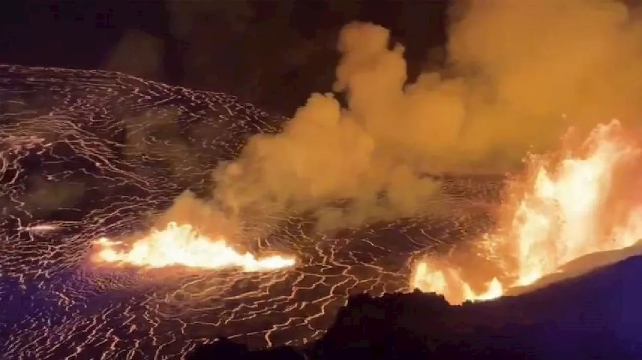 Kilauea Volcano Erupts on Hawaii's Big Island