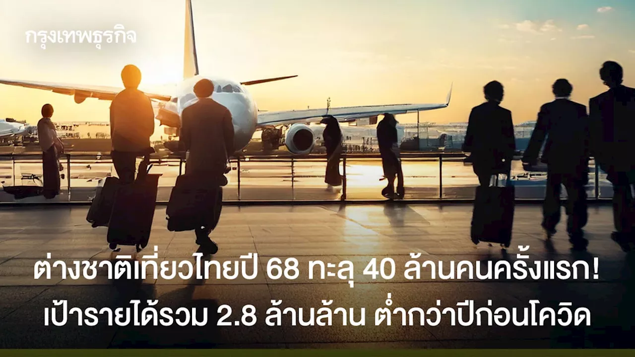 ไทยเตรียมคิกออฟโครงการลดหย่อนภาษีเพื่อสนับสนุนการท่องเที่ยว