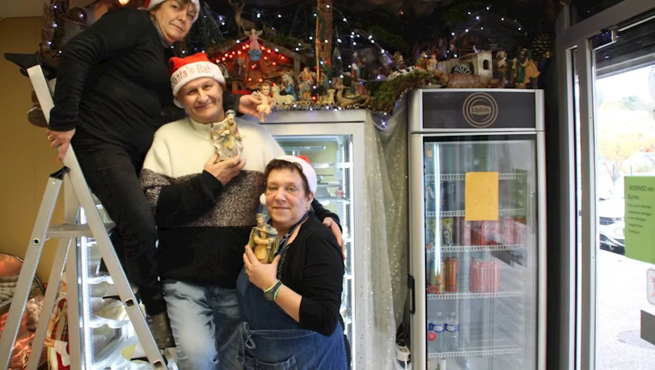 La crèche de la boulangerie la Spaguette à Castres, une tradition de Noël depuis 35 ans