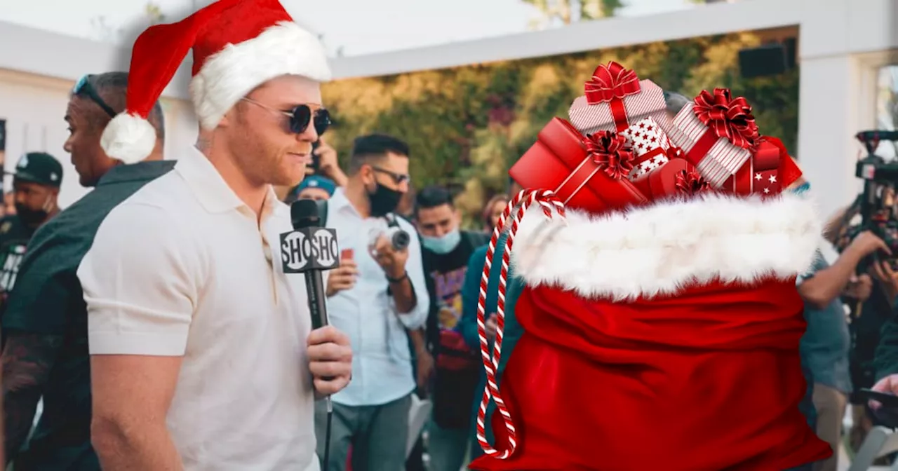 ‘Canelo’ Álvarez organiza posada y sorprende a sus empleados con costosos regalos y música en vivo (VIDEO)