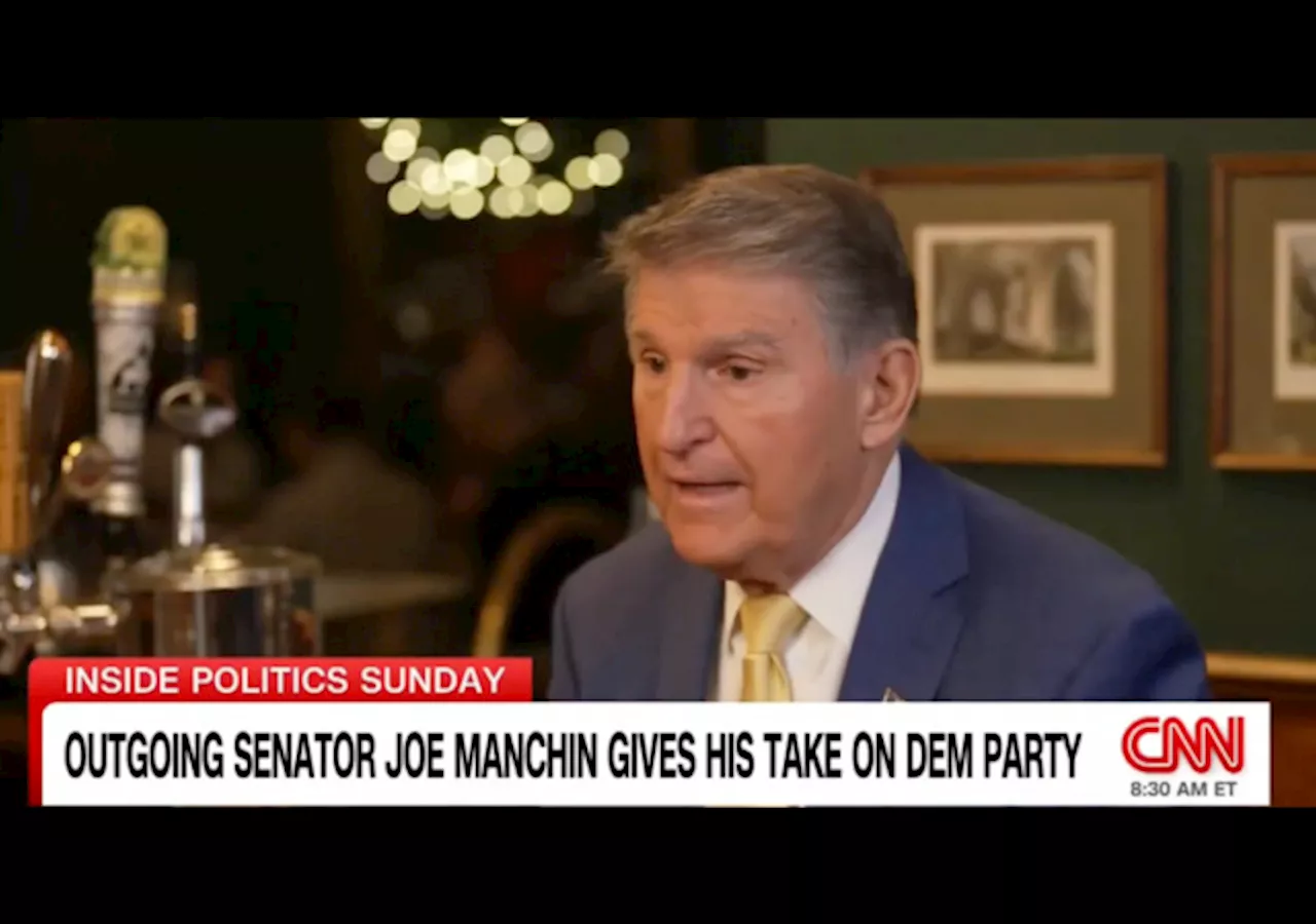 Manchin Calls Democratic Party 'Toxic' in CNN Exit Interview