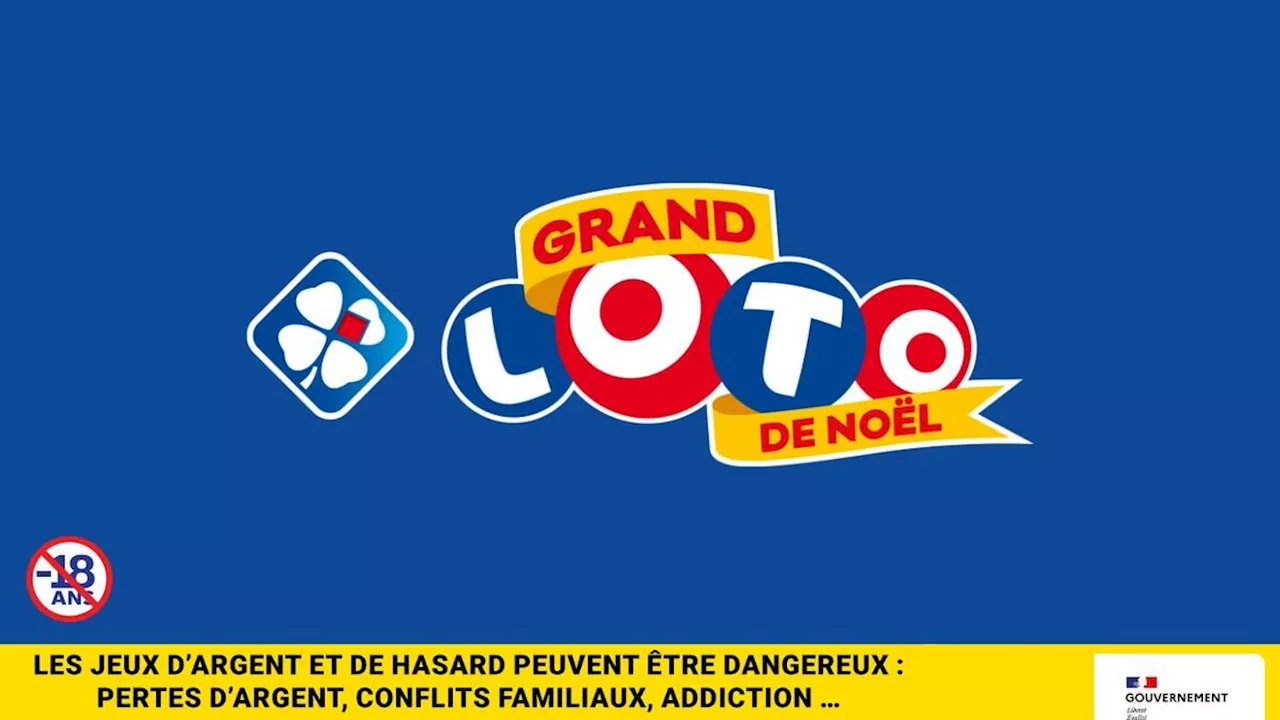 Grand Loto de Noël de la Française des Jeux: 20 millions d'euros à gagner!