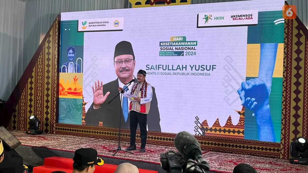 Mensos Saifullah Yusuf Salurkan Rp130 Miliar di Pringsewu pada HKSN 2024