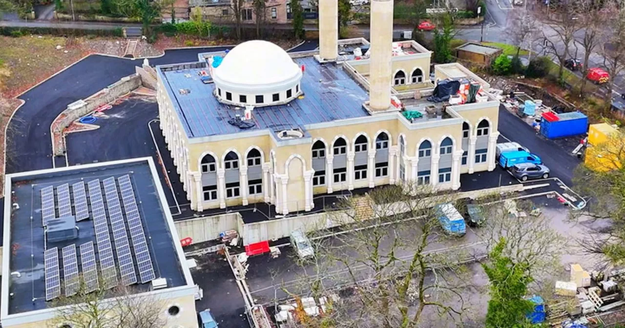 Impressive new mosque 'nearing completion' as seen in drone footage