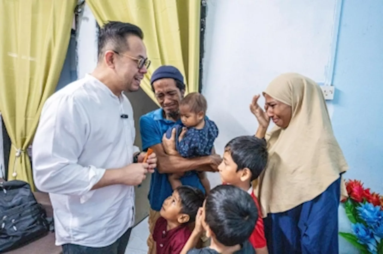 Bukit Mertajam MP Steven Sim steps in to help Kelantan family of seven living in car in Penang with new house and job