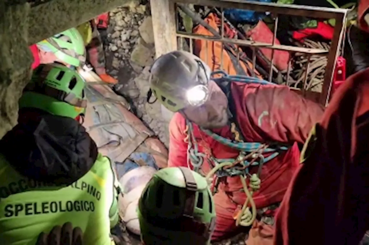 We meet again: Italian woman rescued from cave... again, 18 months later