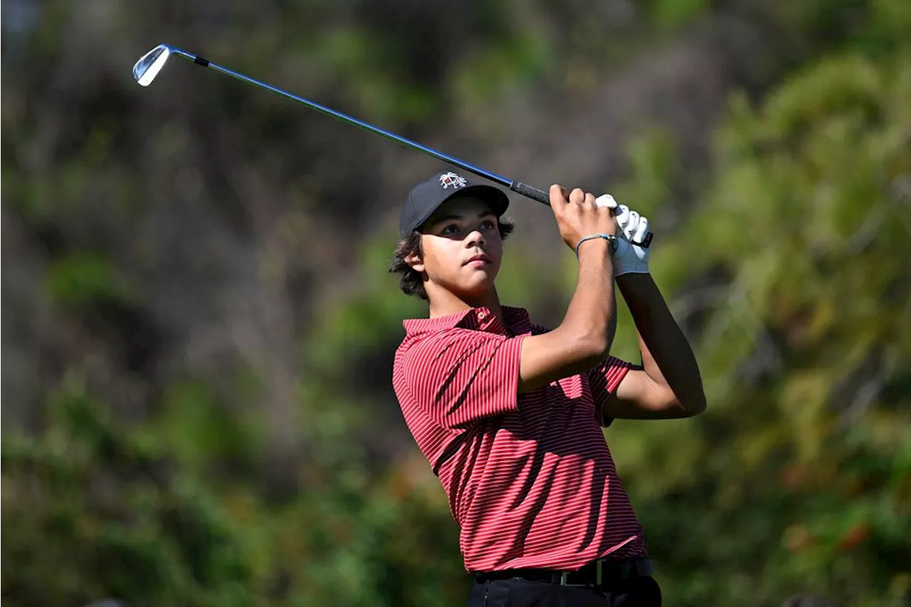 Tiger’s son comes up aces in PNC Championship with hole-in-one