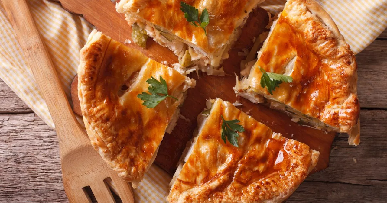 Tourte aux Dindes et Champignons