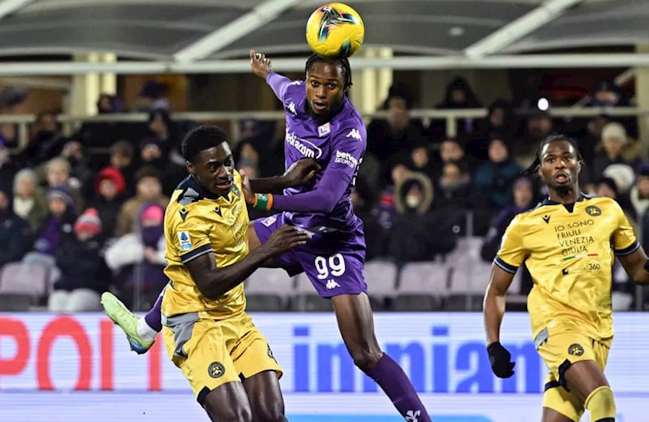 Fiorentina vs Udinese Fiorentina Tumbang di Kandang, Udinese Raih Kemenangan Mengejutkan 2-1 di Serie A