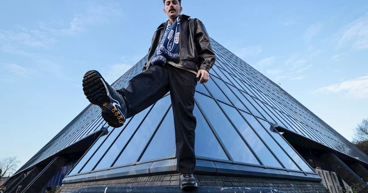 A man's obsession with Stockport Pyramid has turned him into a star