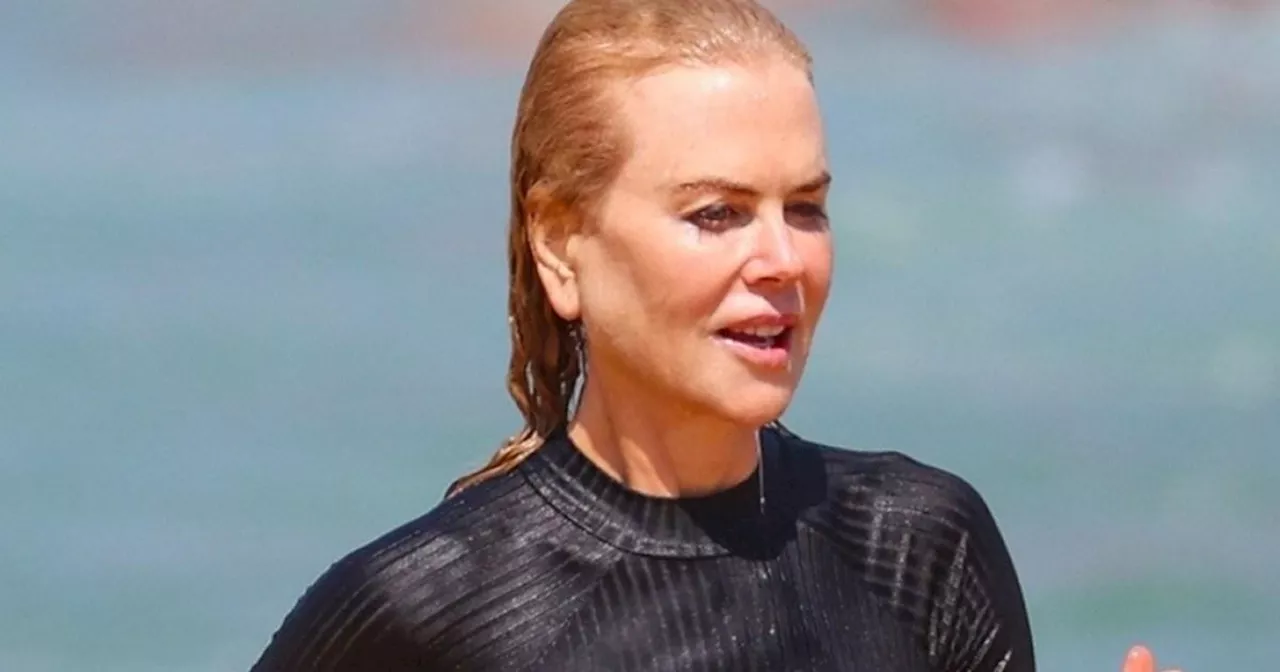 Nicole Kidman's Baywatch Moment in Sydney