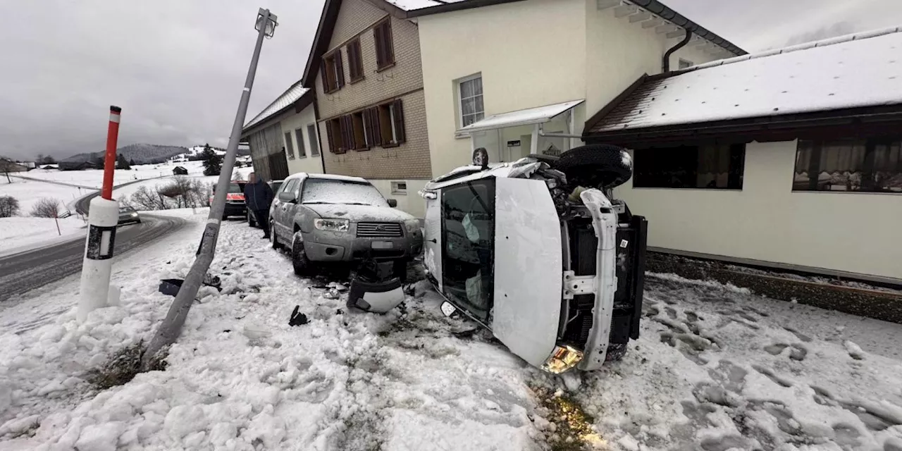 Wetter: Über 50 Unfälle in den Kantonen Bern und Schwyz