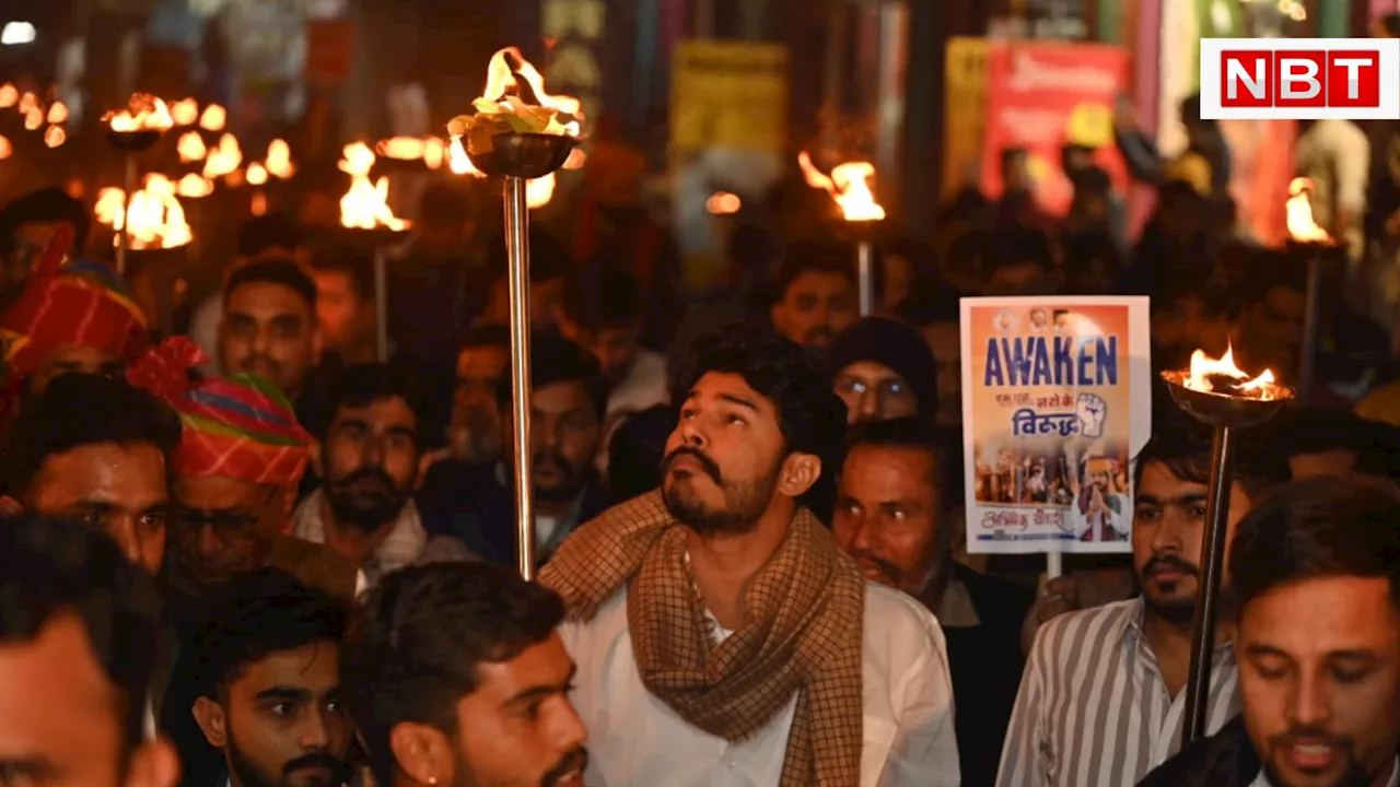 युवा कांग्रेस नेता श्रीगंगानगर से सूरतगढ़ तक 'नशा मुक्त जीवन' के लिए मशाल यात्रा निकाली