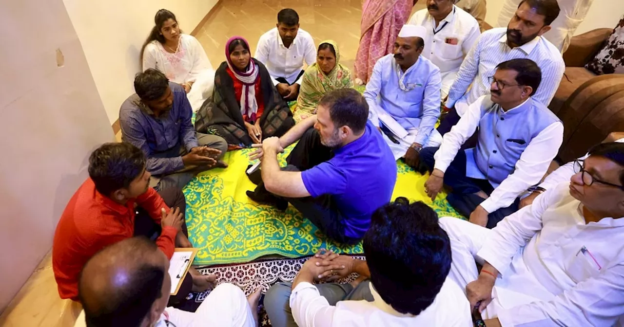 राहुल गांधी ने परभणी में जेल में मारे गए व्यक्ति के परिवार से की मुलाकात, बोले- दलित होने के कारण की गई हत्या