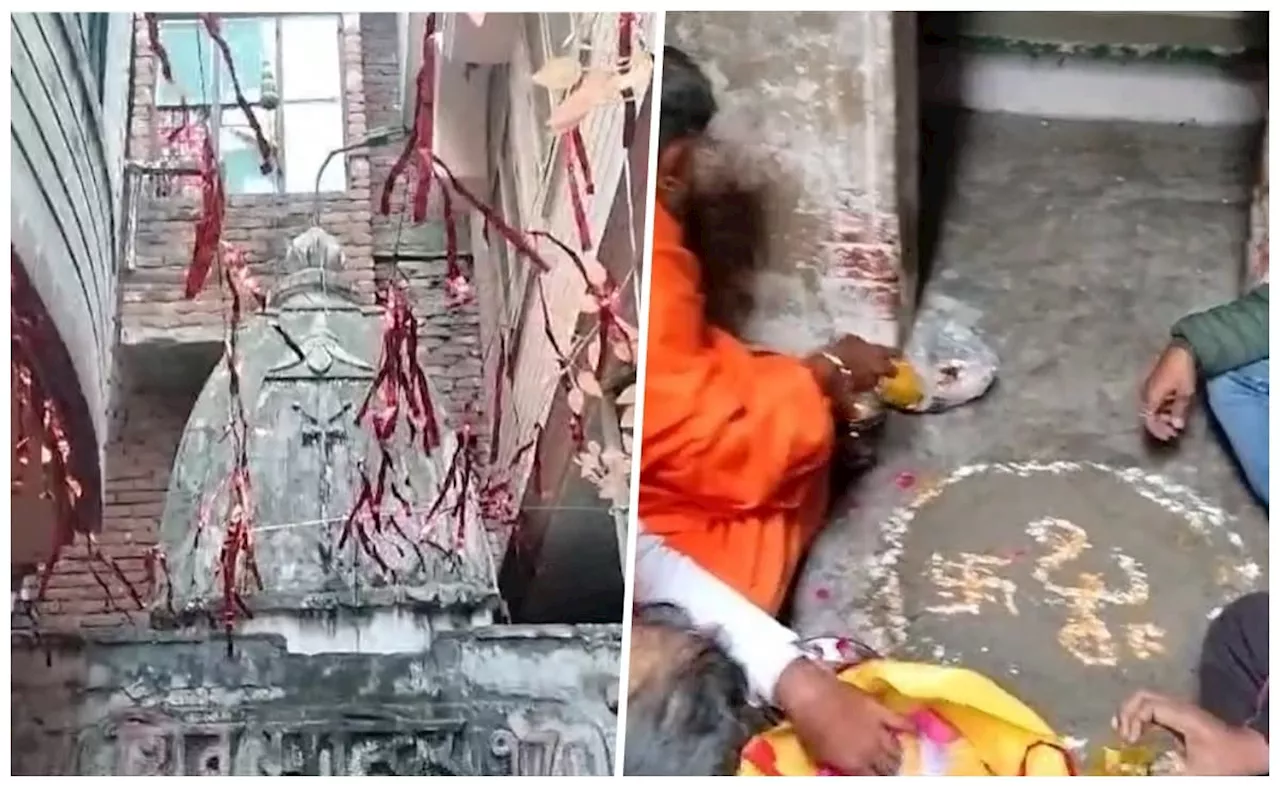 54 साल से बंद था मुजफ्फरनगर में मंदिर, हिंदू पूजा करने पहुंचे, तो मुस्लिमों ने की फूलों की बारिश, देखें तस्‍वीरें