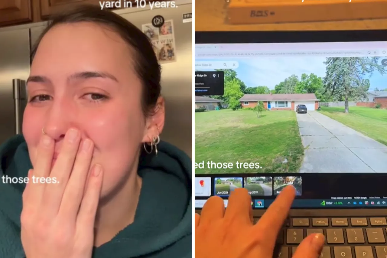 Woman's Emotional Reaction to Finding Childhood Home Online