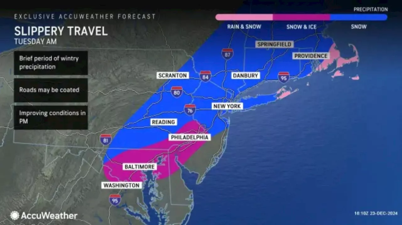 Winter Weather Advisory Issued for New Jersey on Christmas Eve